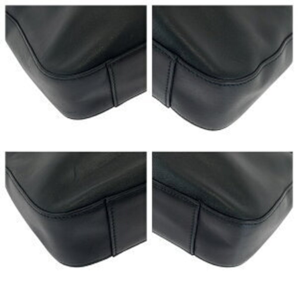 Gucci leather chain bag strap shoulder Hobo black - Picture 3 of 10